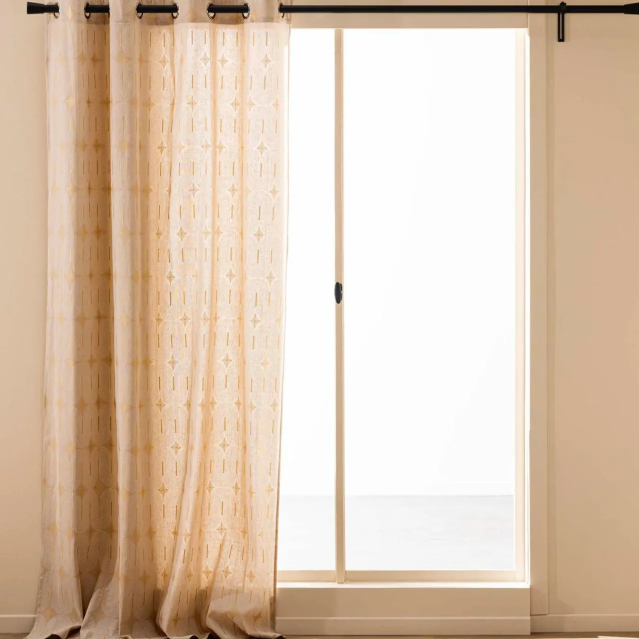 douceur d'intu017drieur Rideau coton (140 x 280 cm) Ondine Blanc Sale