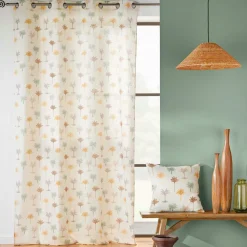 douceur d'intu017drieur Rideau coton (140 x 240 cm) Palmelia Beige Online