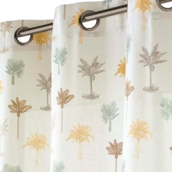 douceur d'intu017drieur Rideau coton (140 x 240 cm) Palmelia Beige Online