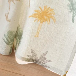 douceur d'intu017drieur Rideau coton (140 x 280 cm) Palmelia Beige