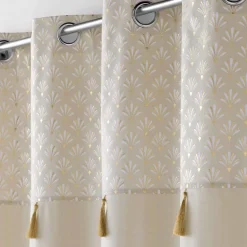 DOUCEUR D'INTERIEUR Rideau coton (140 x 240 cm) Rafina Beige Outlet