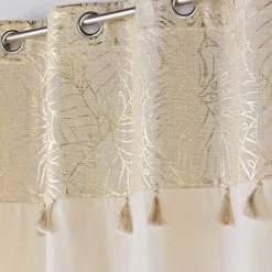 DOUCEUR D'INTERIEUR Rideau coton (140 x 240 cm) Solea Or Online