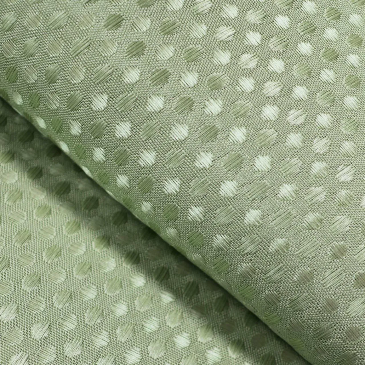 douceur d'intu017drieur Rideau de douche effet tissé à anneaux (180 x 200 cm) Quartz Vert sauge Outlet