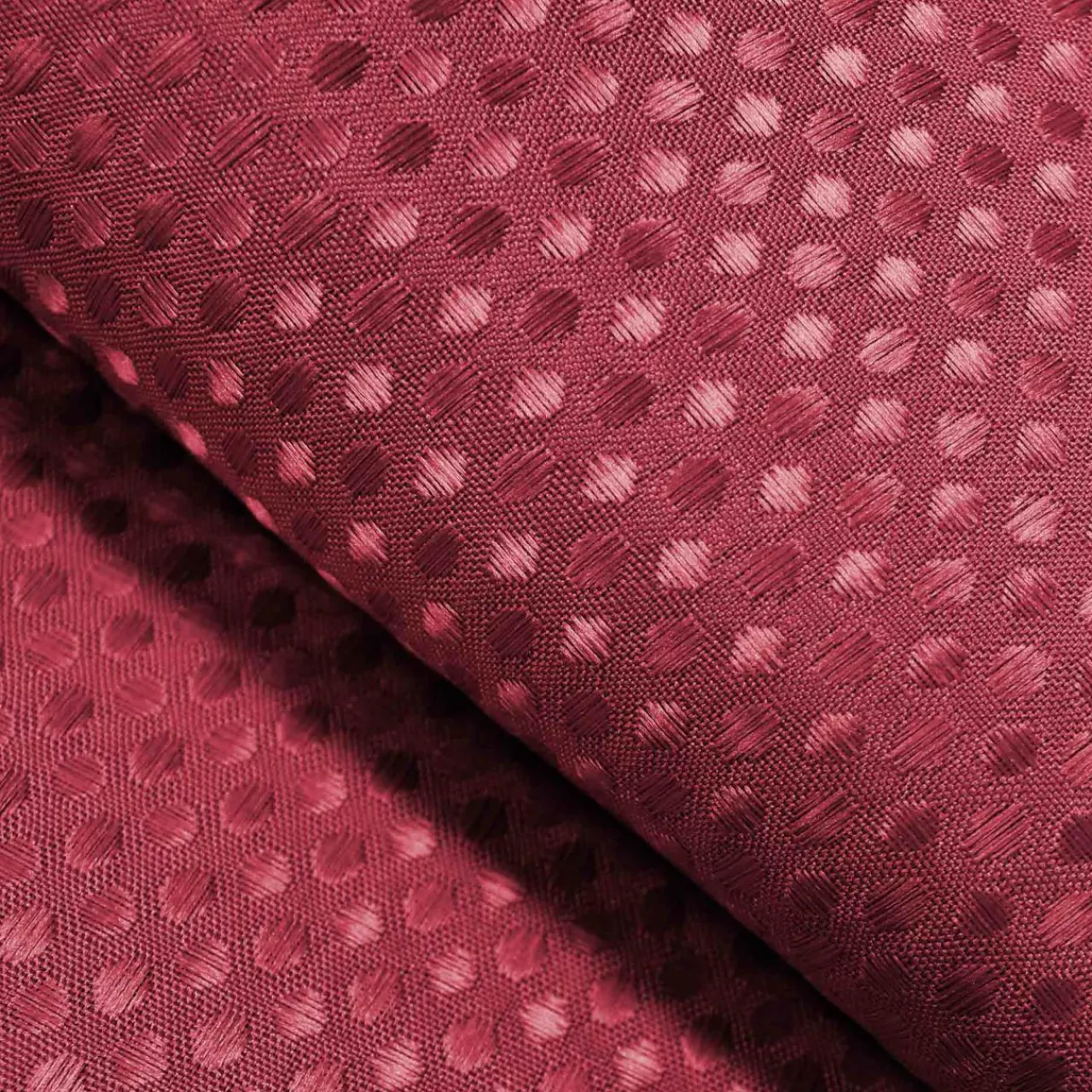 douceur d'intu017drieur Rideau de douche effet tissé à anneaux (180 x 200 cm) Quartz framboise Rose Hot