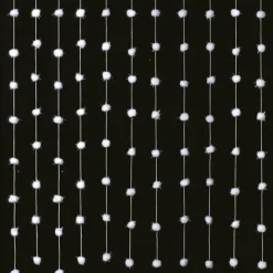 Feeric Lights & Christmas Rideau de fenêtre (90 x H200 cm) Groenland neige Blanc New