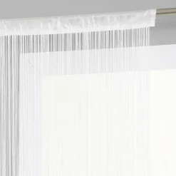 ATMOSPHERA Rideau de fil (90 x H200 cm) Uni Blanc Best