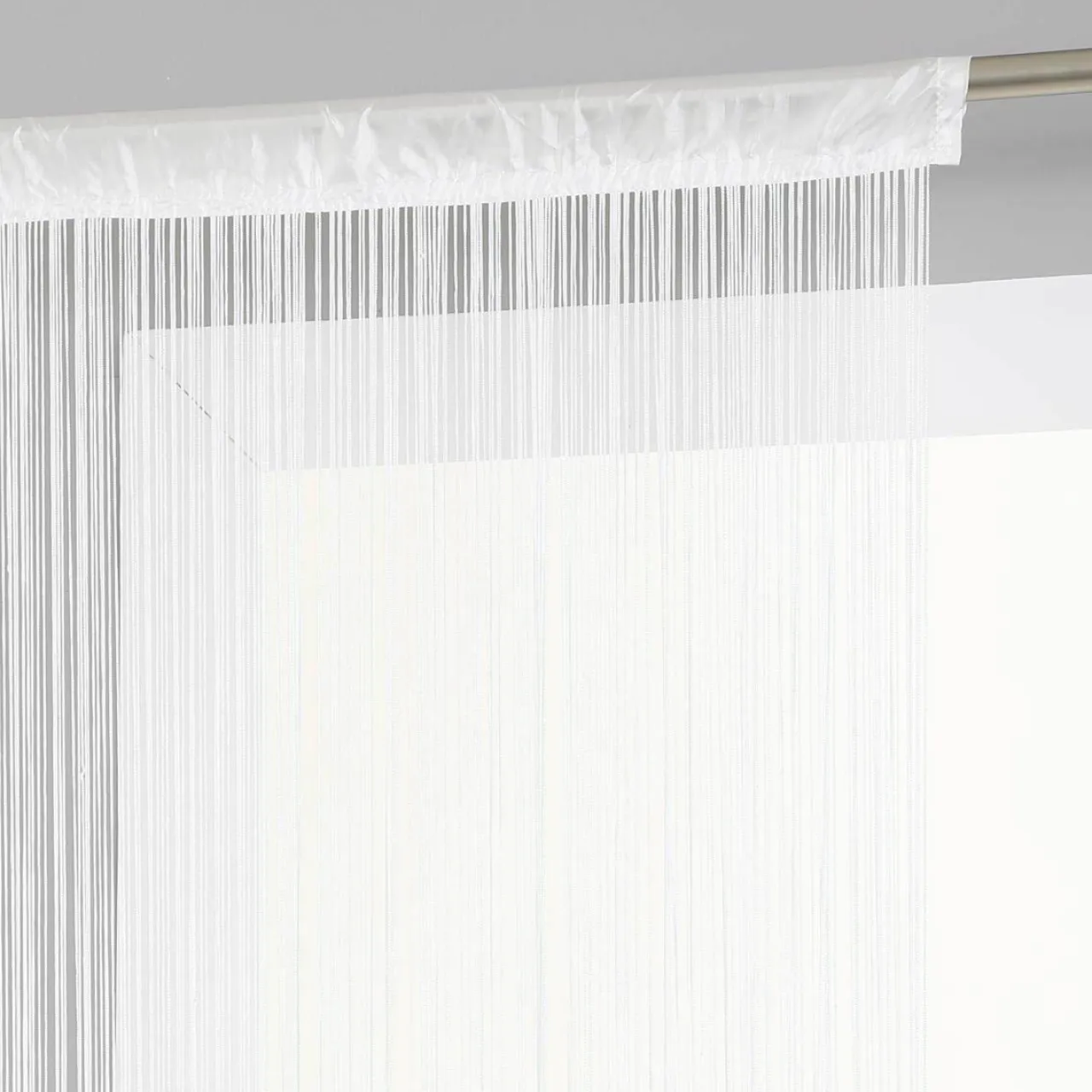 ATMOSPHERA Rideau de fil (90 x H200 cm) Uni Blanc Best