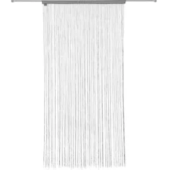ATMOSPHERA Rideau de fil (90 x H200 cm) Uni Gris Hot