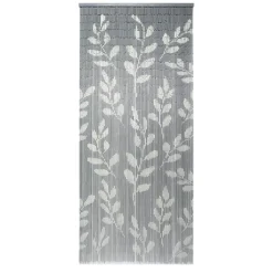 LUANCE Rideau de porte bambou (90 x 200 cm) Eucalyptus Gris Online