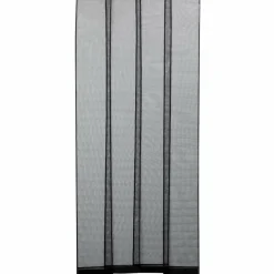 LUANCE Rideau de porte moustiquaire (H230 x L100 cm) Noir Hot