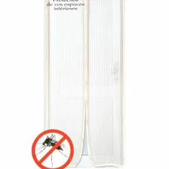 LUANCE Rideau de porte Moustiquaire (100 x H220 cm) Aimanté Ecru Best