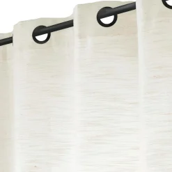 douceur d'intu017drieur Rideau effet lin tissé (140 x 260 cm) Nando Ecru Sale