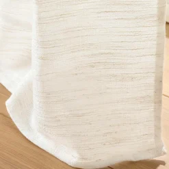 douceur d'intu017drieur Rideau effet lin tissé (140 x 260 cm) Nando Ecru Sale