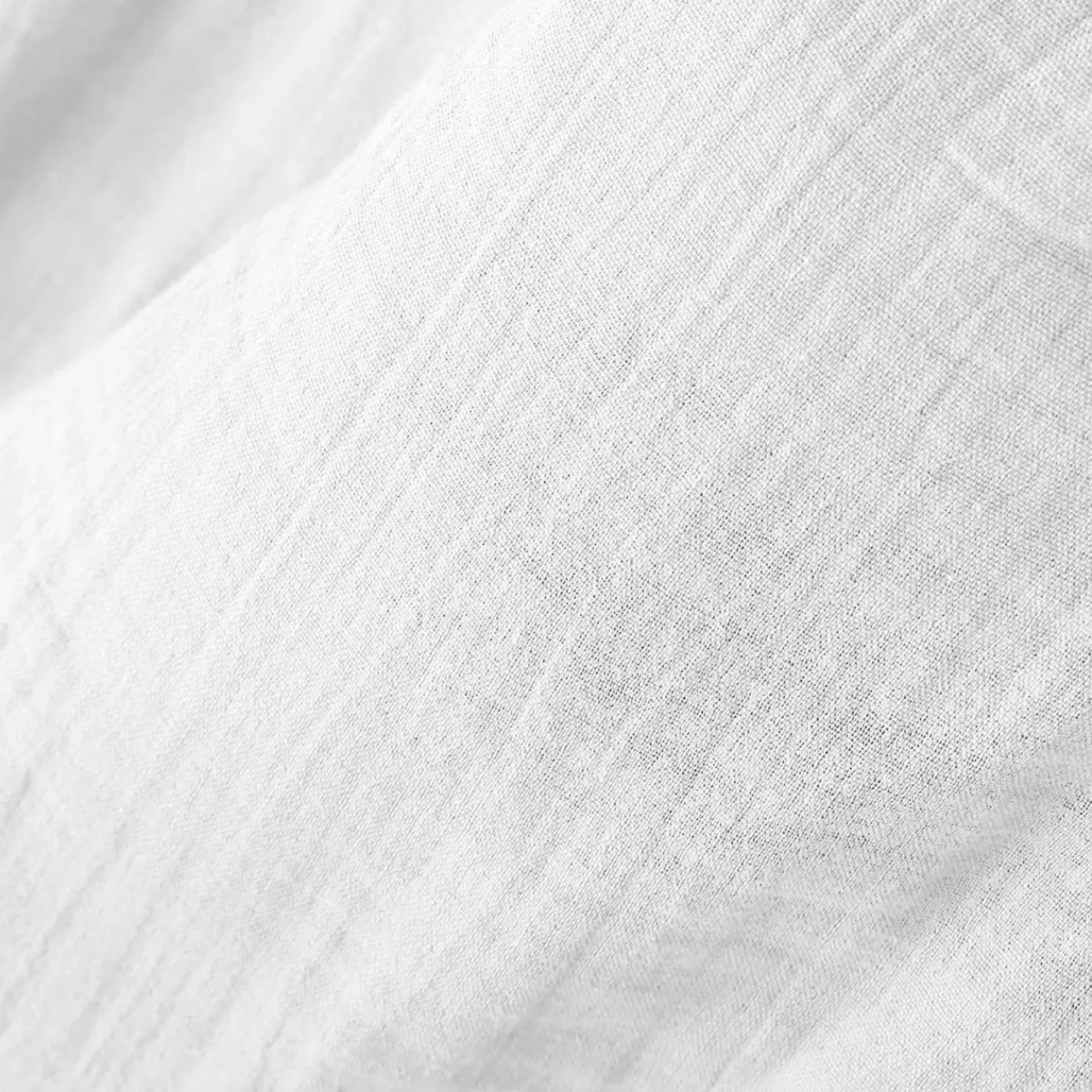 EMINZA Rideau gaze de coton ajustable (280 x max 300 cm) Gaïa chantilly Blanc Hot