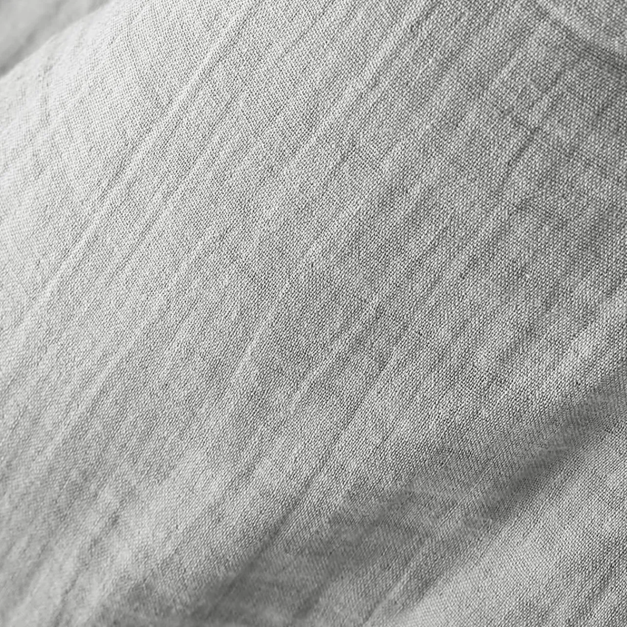 EMINZA Rideau gaze de coton ajustable (280 x max 300 cm) Gaïa Gris nuage Gris clair Outlet