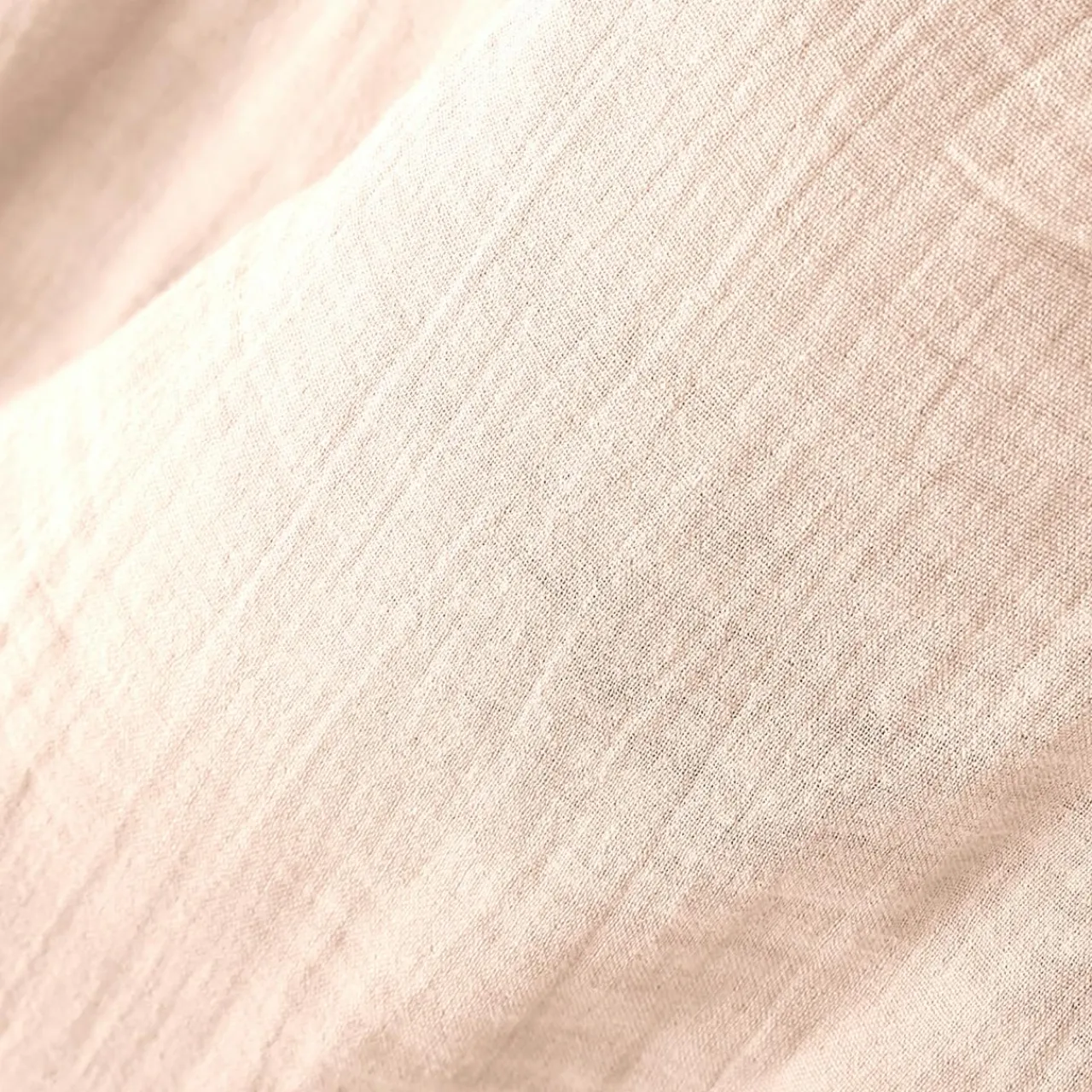 EMINZA Rideau gaze de coton galon fronceur (180 x 240 cm) Gaïa Rose poudré Online
