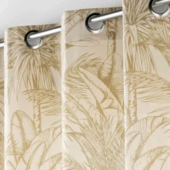 douceur d'intu017drieur Rideau œillets coton (140 x 240 cm) Dune Beige Hot