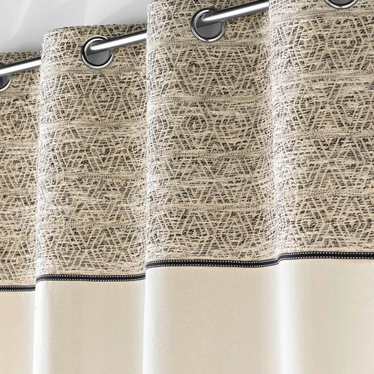 douceur d'intu017drieur Rideau œillets (140 x 240 cm) Camalia Ecru New