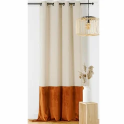 LINDER Rideau lin (135 x 280 cm) Duolin Orange New
