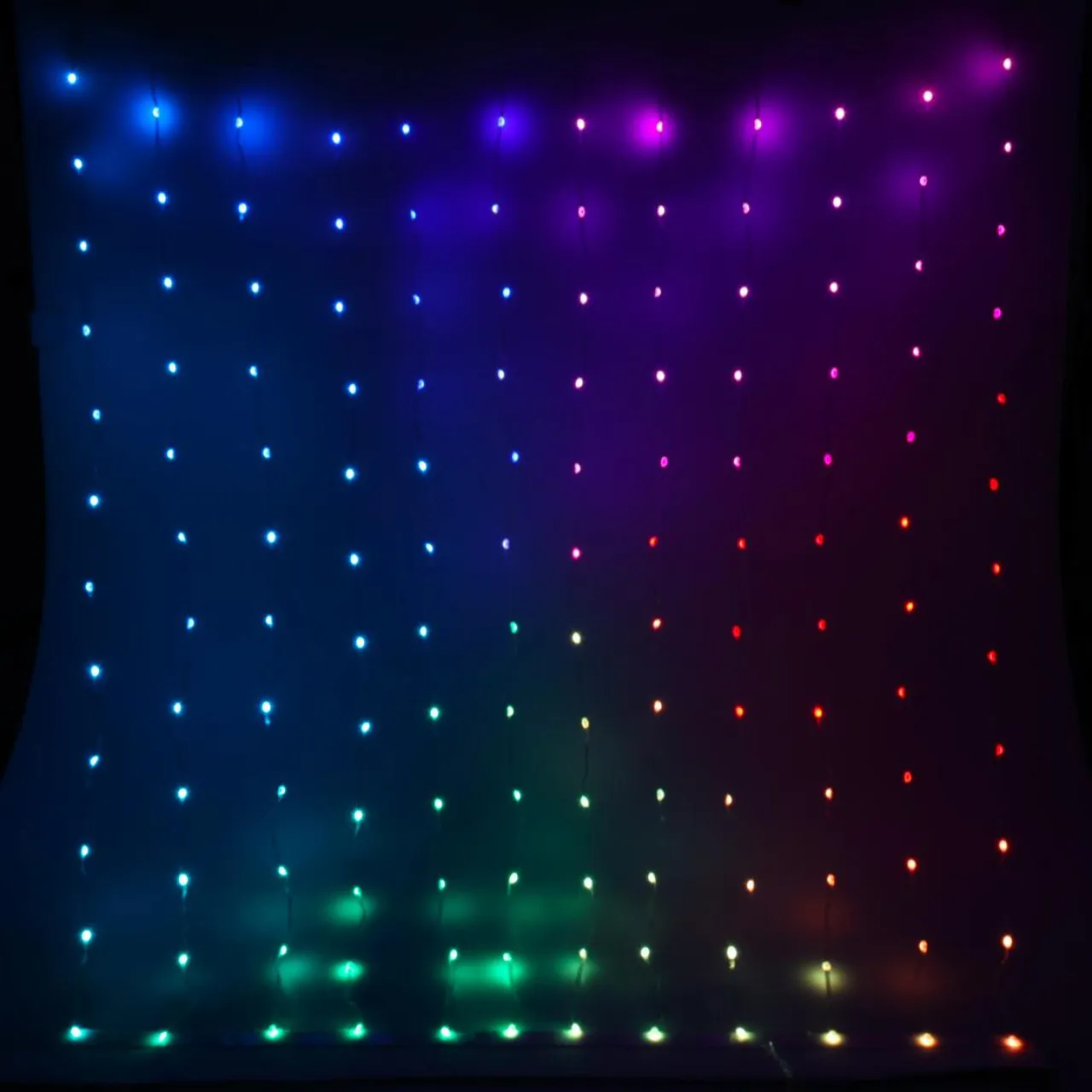 KOOPMAN Rideau lumineux Digital H2 m L2 m 400 LED Multicolore Clearance