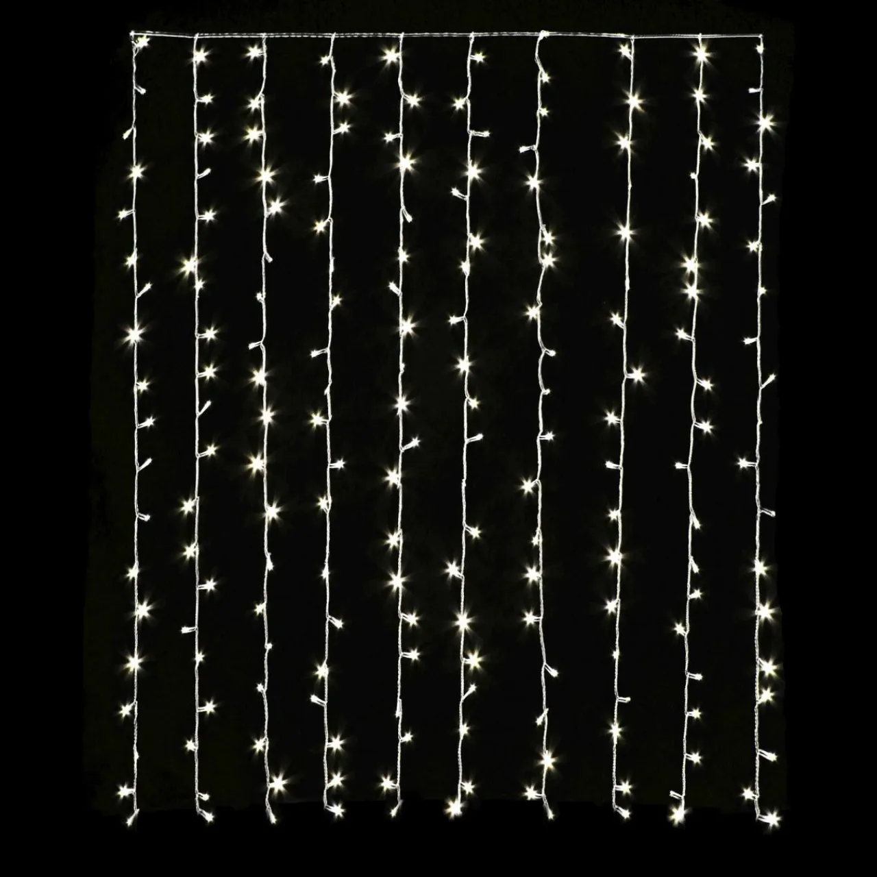 KAEMINGK Rideau lumineux H1,50 m L2,25 m 240 LED Super chaser Blanc chaud New