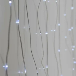 KOOPMAN Rideau lumineux H1,90 m L1,90 m 400 Micro LED Blanc froid Clearance