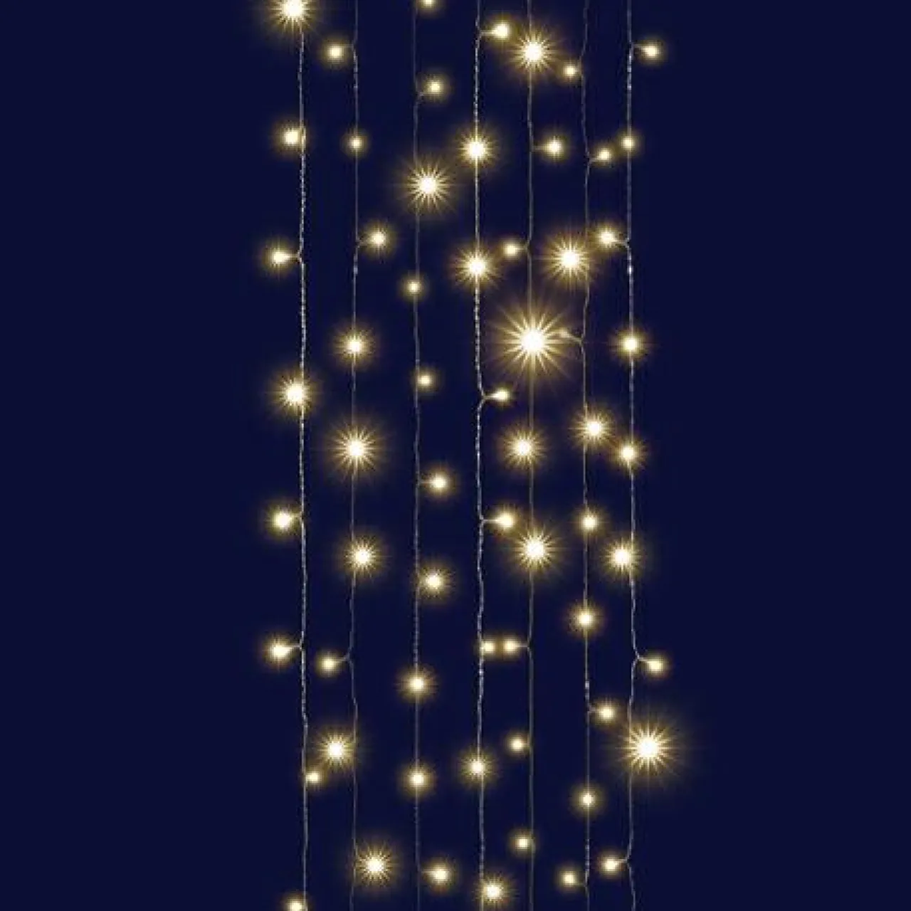 BLACHERE Rideau lumineux interconnectable H2 m L2 m 96 LED Chute de neige Blanc chaud Online