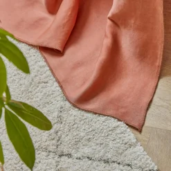 EMINZA Rideau lyocell Tencel™ ajustable (140 x max 270 cm) Olivia Terracotta Outlet