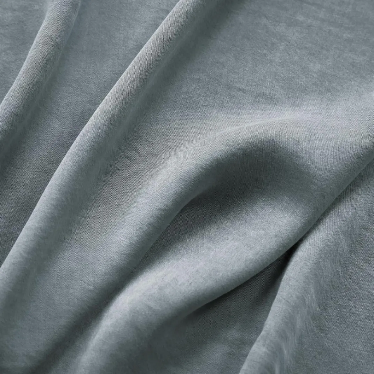 EMINZA Rideau lyocell Tencel™ ajustable (140 x max 270 cm) Olivia stone Bleu