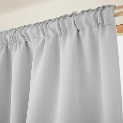 EMINZA Rideau obscurcissant galon fronceur (140 x 260 cm) Dark Gris clair Online