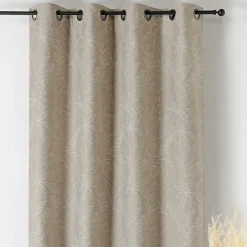 LINDER Rideau obscurcissant isolant (140 x 240 cm) Bengale Beige New