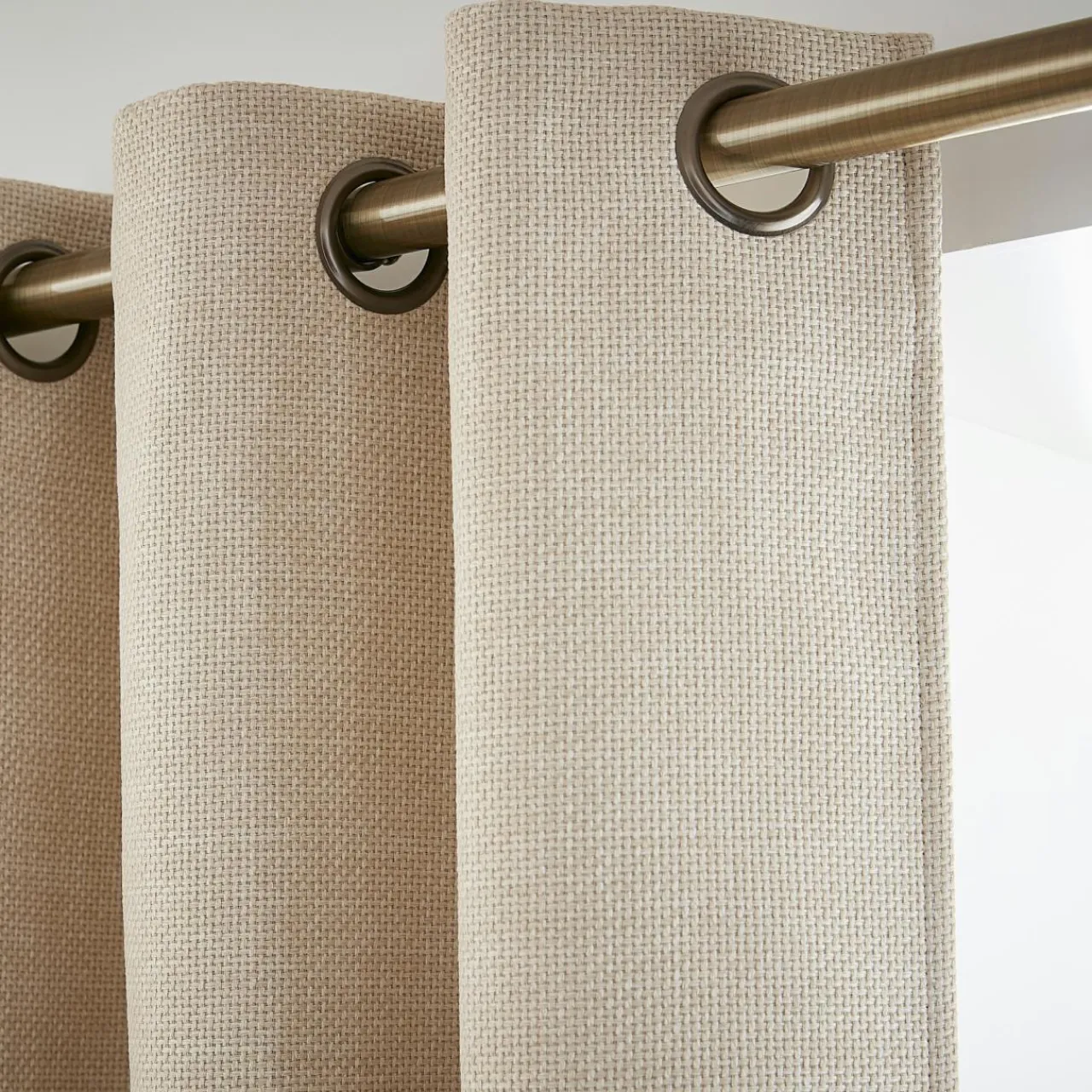 EMINZA Rideau obscurcissant thermique (140 x 240 cm) Alba grège Beige Online