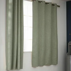 EMINZA Rideau obscurcissant thermique (140 x 180 cm) Alba Vert romarin Clearance