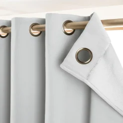 EMINZA Rideau obscurcissant thermique (140 x 280 cm) Calore Gris clair Outlet