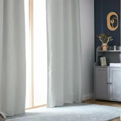 EMINZA Rideau obscurcissant thermique galon fronceur (140 x 240 cm) Alba Gris Clearance