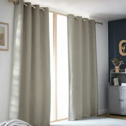 EMINZA Rideau obscurcissant thermique (140 x 280 cm) Alba Taupe Hot