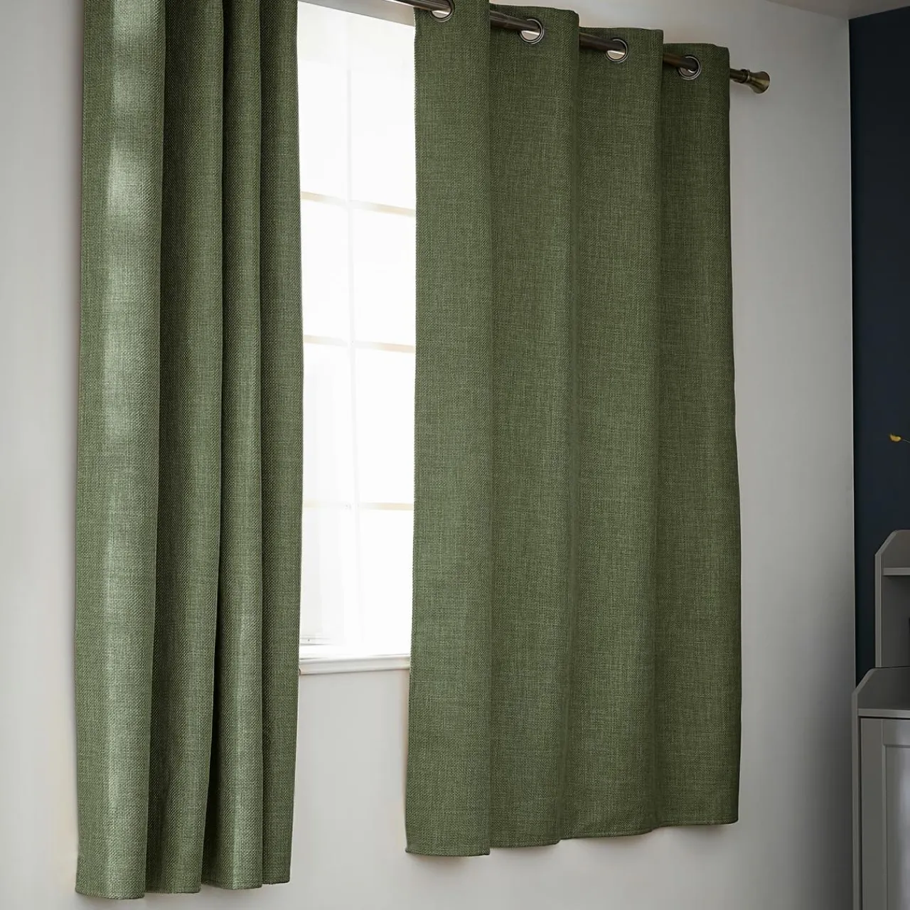 EMINZA Rideau obscurcissant thermique (140 x 180 cm) Alba Vert kaki Online