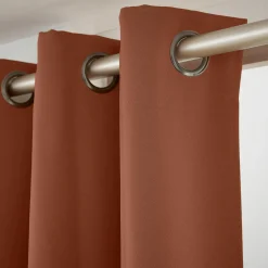 EMINZA Rideau obscurcissant (180 x 260 cm) Dark Terracotta Best