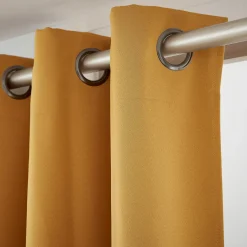 EMINZA Rideau obscurcissant (140 x 260 cm) Dark Jaune moutarde Discount