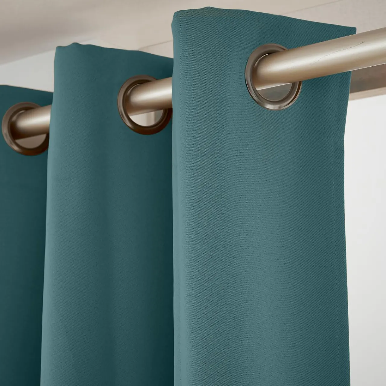 EMINZA Rideau obscurcissant (140 x 280 cm) Dark Bleu canard Outlet
