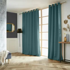 EMINZA Rideau obscurcissant (180 x 260 cm) Dark Bleu canard Best
