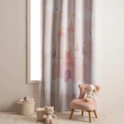 ATMOSPHERA Rideau occultant enfant (135 x 260 cm) Château Rose Discount