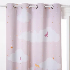 ATMOSPHERA Rideau occultant enfant (135 x 260 cm) Château Rose Discount