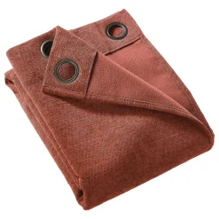 EMINZA Rideau occultant isolant Total Blackout (140 x 180 cm) Magnus Terracotta Sale