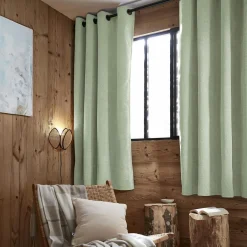 EMINZA Rideau occultant isolant Total Blackout (140 x 180 cm) Magnus Vert Eucalyptus New
