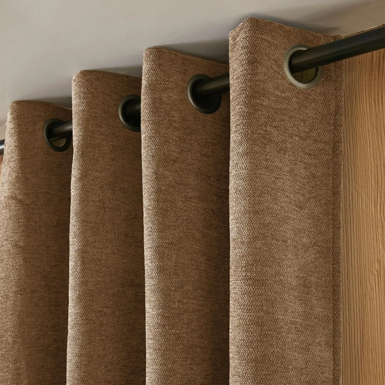 EMINZA Rideau occultant isolant Total Blackout (140 x 240 cm) Magnus Camel Best