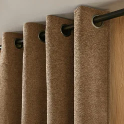 EMINZA Rideau occultant isolant Total Blackout (140 x 180 cm) Magnus Camel New