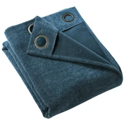 EMINZA Rideau occultant isolant Total Blackout (140 x 180 cm) Magnus Bleu nuit Discount