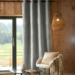 EMINZA Rideau occultant isolant Total Blackout (140 x 240 cm) Magnus titane Gris Outlet