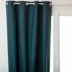 ATMOSPHERA Rideau occultant isolant (140 x 260 cm) Barn Bleu vert Online